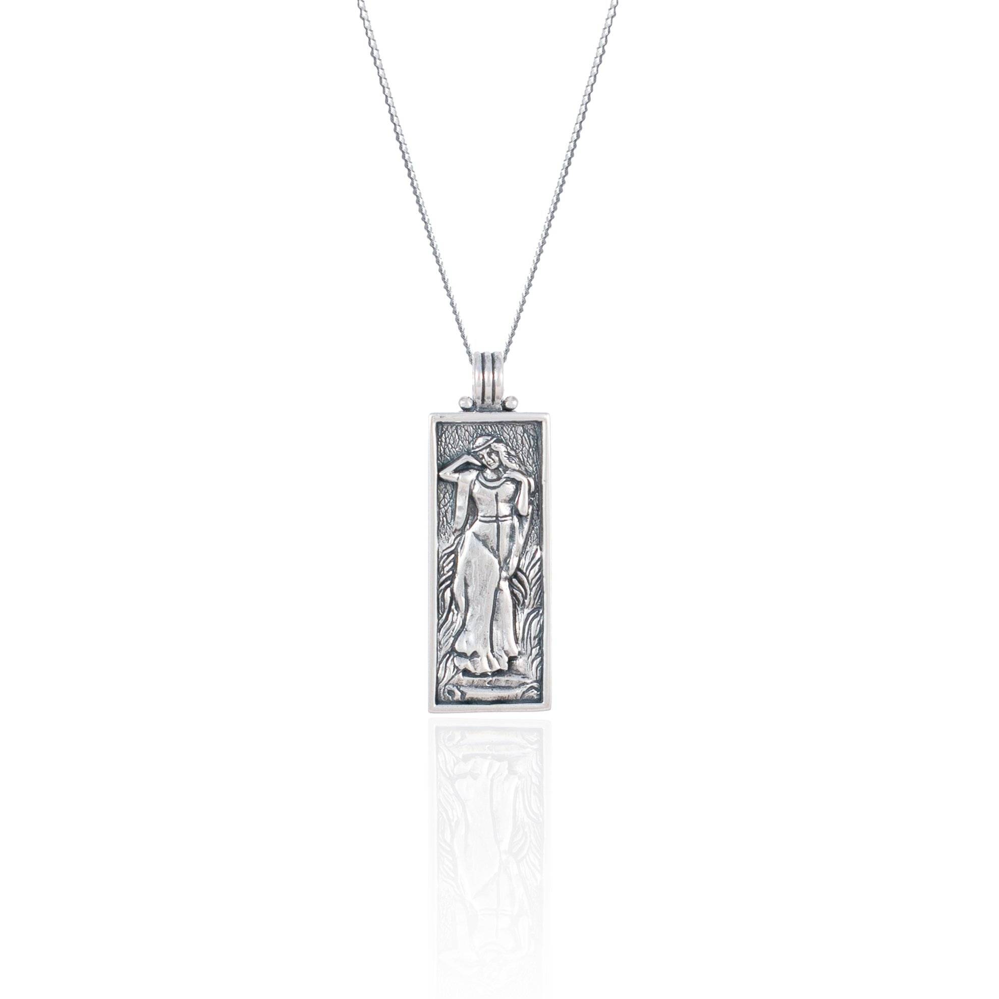 Freyja Halskette Silber - Liebe, & Anhänger der Schönheit Fruchtbarkeit Göttin