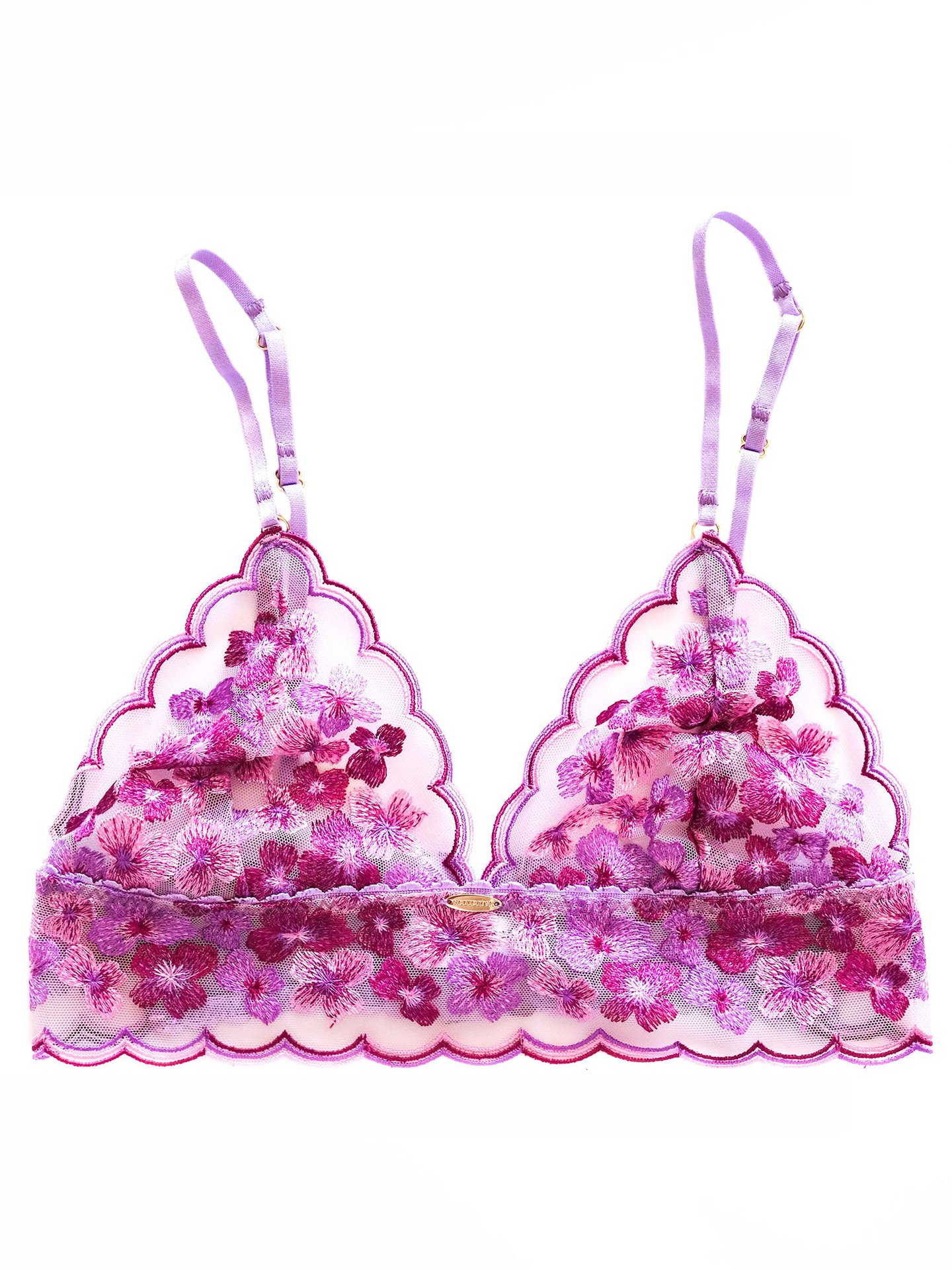 Emma Lace Bralette Hourglass Back Rose Pink – Border Creek Boutique