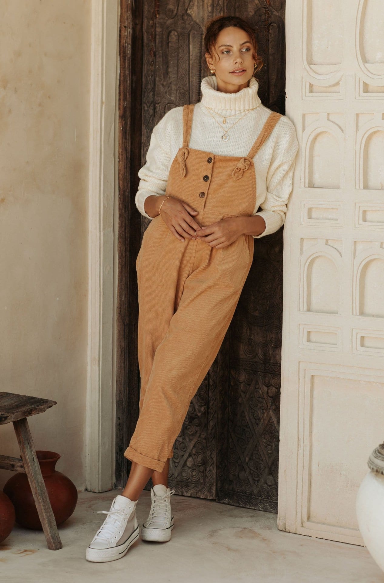 The Dungaree Shorts - Antique Linen – Uniform Handmade