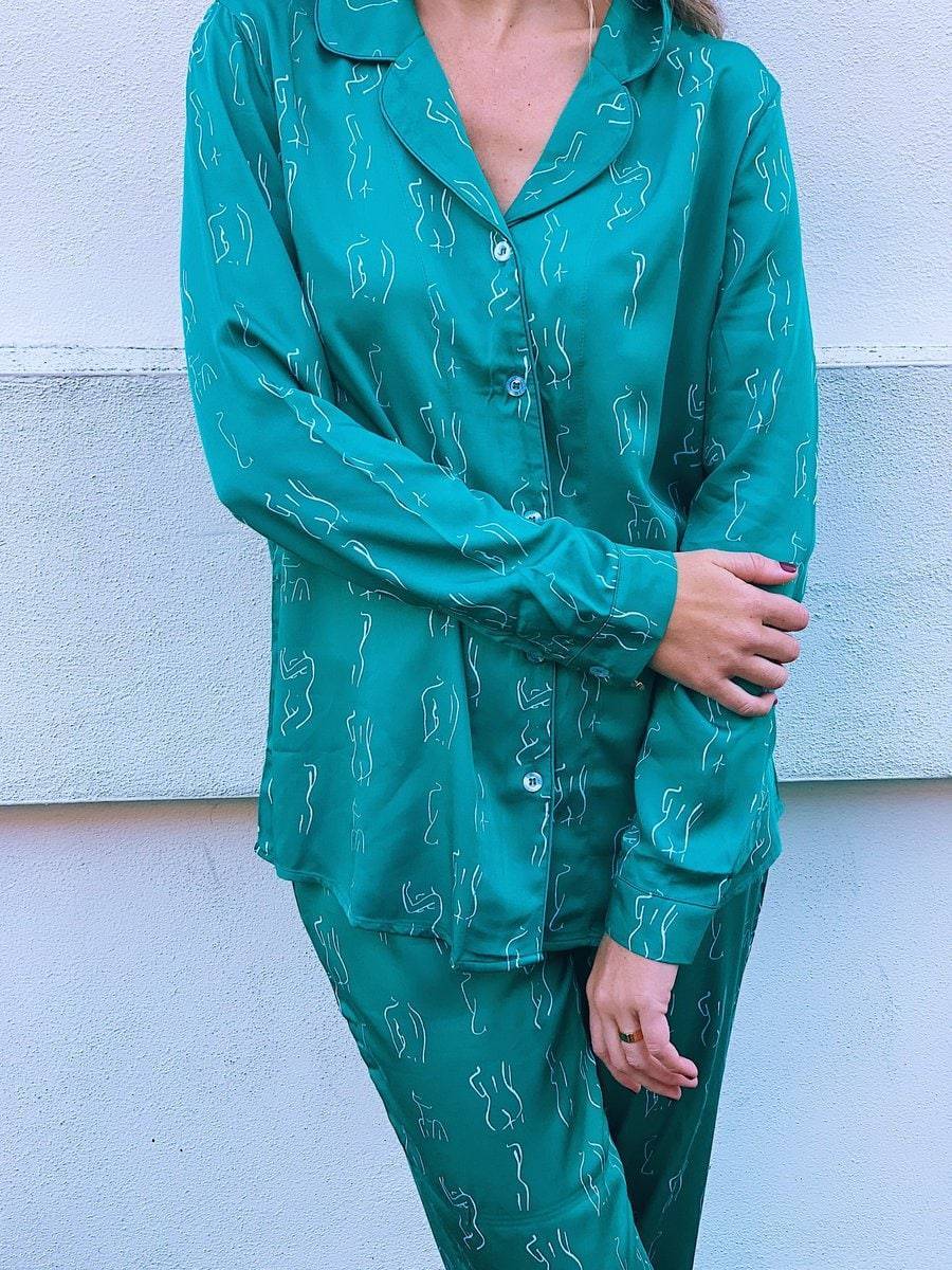 Insomnia Pj Womens Long Sleeve Pajama Top Sleep Top