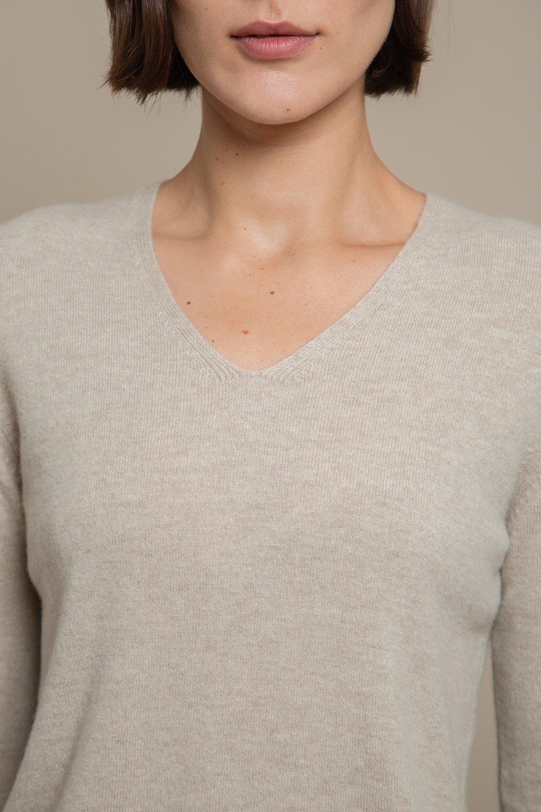 Anne Sand - Fit And Warm V-neck Jumper