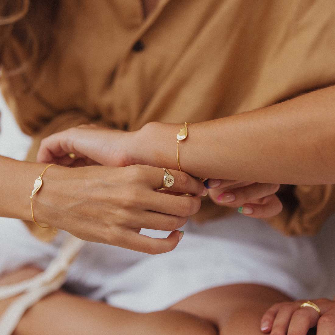 Gold shop bff bracelets