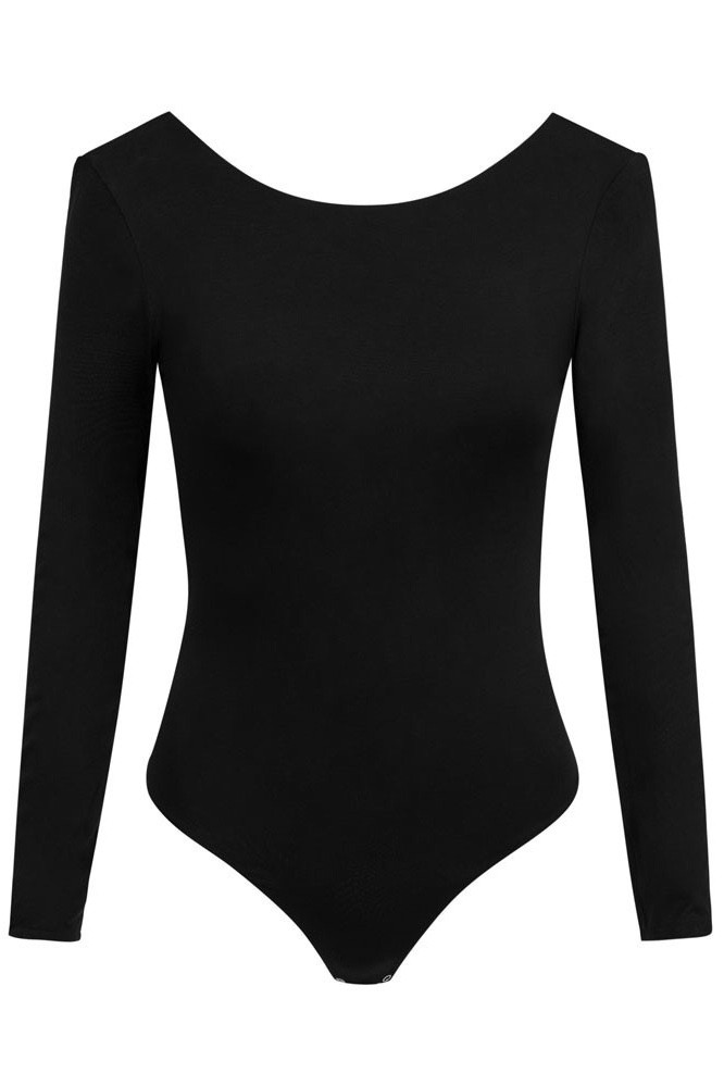 Backless Bodysuit - Black