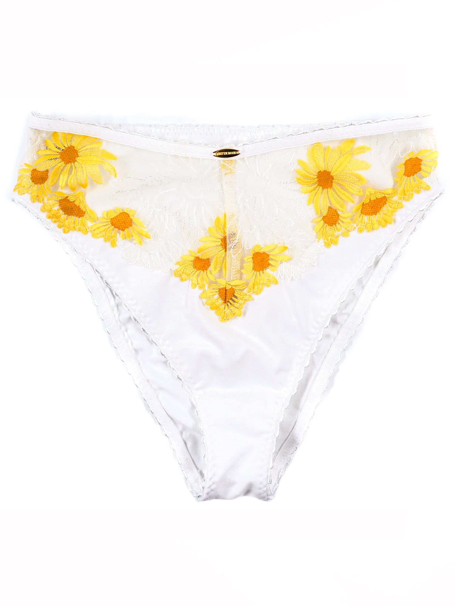 nette rose Zoey Highleg knicker - White