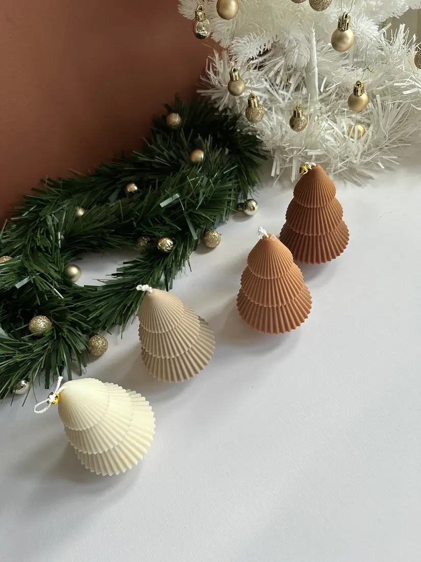 Pastel Christmas Tree Honeycombs