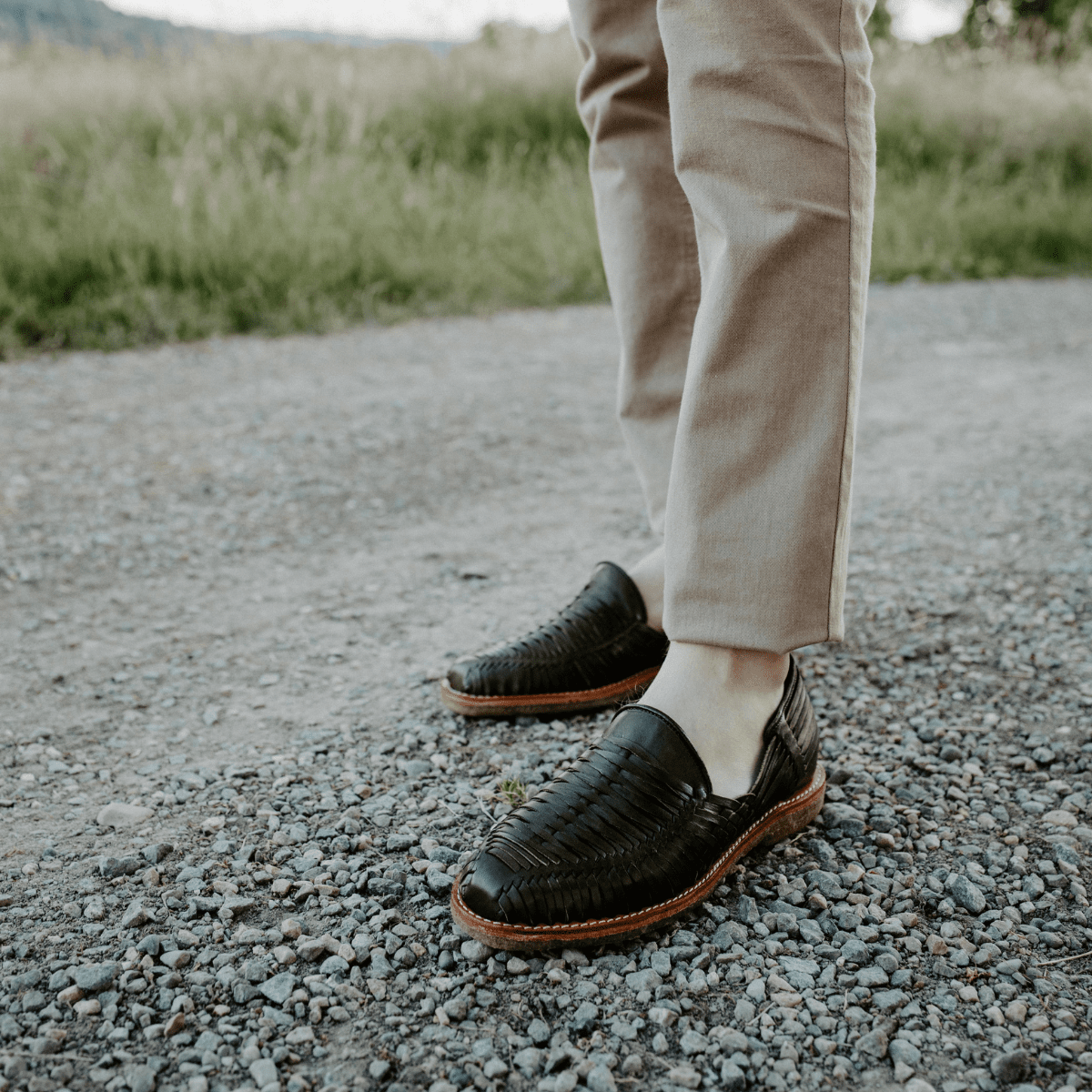 Men's Gomme Sandals: leather slides with rubber sole | Marsèll