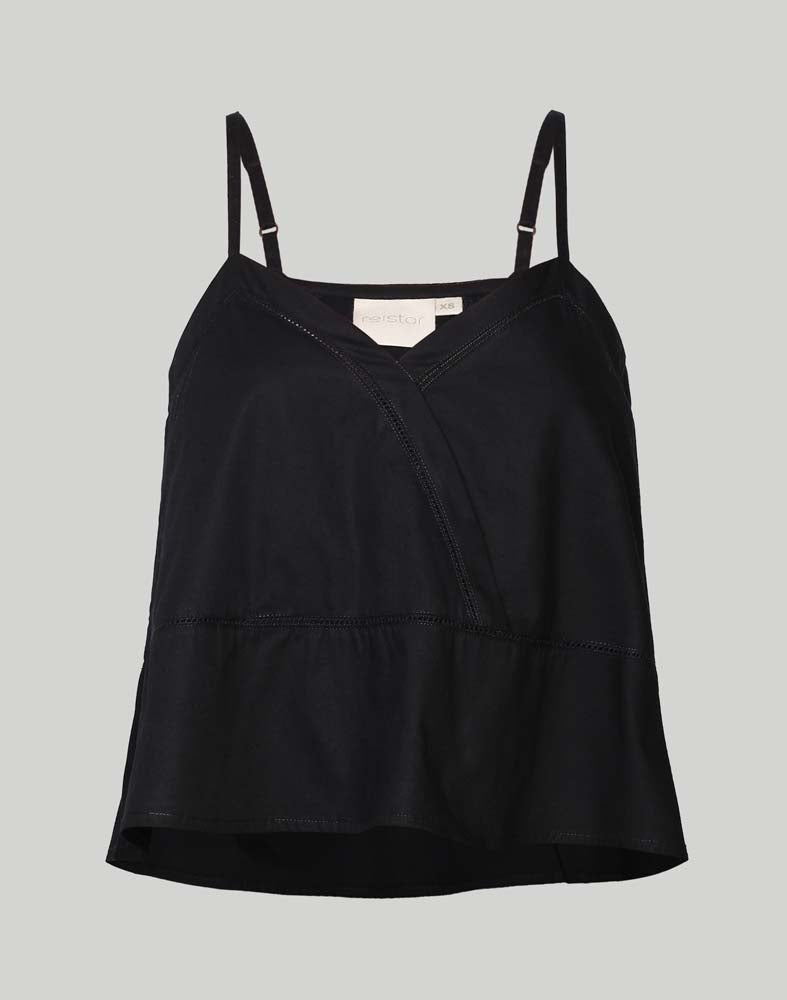 100% Organic Cotton Cami with Ruffle - Natural Clothing Company