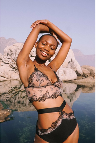 Thembi - Frill Lace Panty  Lace Lingerie - Nette Rose